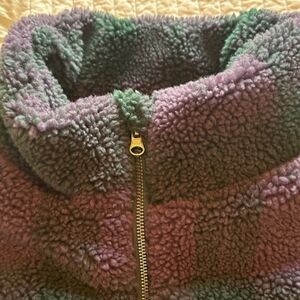 Cozy Purple and Green Kids Jacket